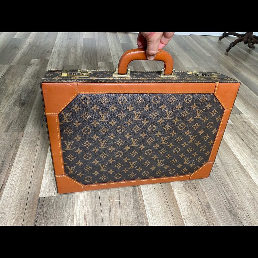 Rare Vintage 70s Louis Vuitton monogram briefcase